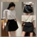 JT2907 气质百搭遮胯高腰短裙 Ready Stock
