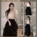 JT2900 气质针织小香仙长裙套装 Ready Stock