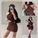 JT2924 气质辣妹无袖背心短裙套装 Ready Stock
