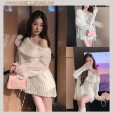 JT2950 韩系慵懒风针织上衣 Ready Stock
